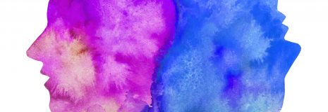 disegno acquerello due anime gemelle. Affinità spirituale senti